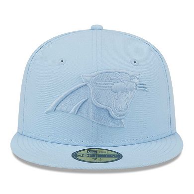 Men's New Era Light Blue Carolina Panthers Color Pack 59FIFTY Fitted Hat