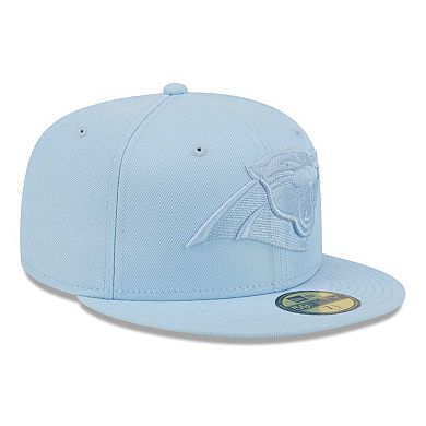 Men's New Era Light Blue Carolina Panthers Color Pack 59FIFTY Fitted Hat