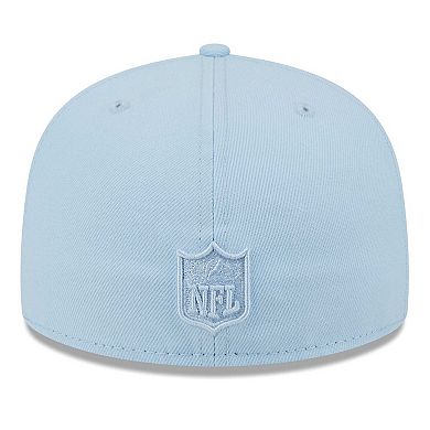 Men's New Era Light Blue Carolina Panthers Color Pack 59FIFTY Fitted Hat