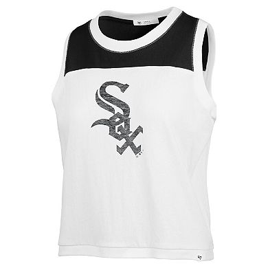 Women's '47 White Chicago White Sox Premier Zoey Waist Length Tank Top