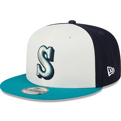 Men's New Era  Cream Seattle Mariners 2024 Batting Practice 9FIFTY Snapback Hat