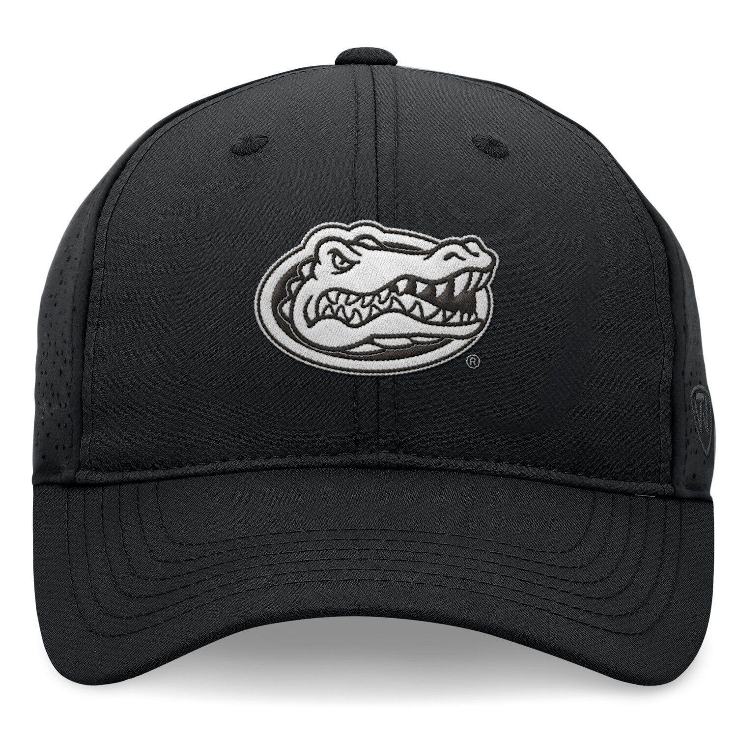 Men's Top Of The World Black Florida Gators Liquesce Trucker Adjustable Hat