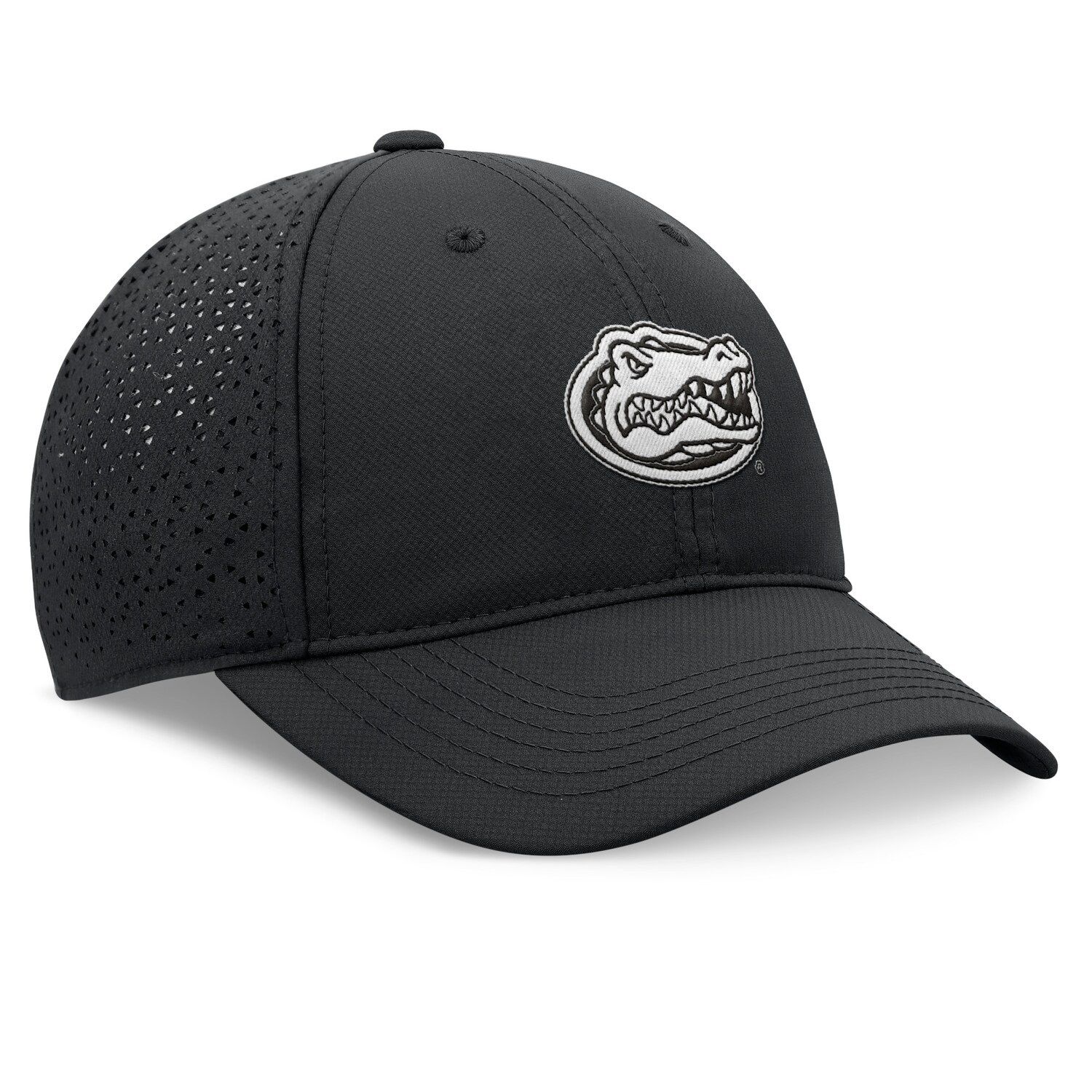 Men's Top Of The World Black Florida Gators Liquesce Trucker Adjustable Hat