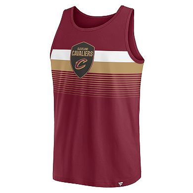 Men's Fanatics Branded Wine Cleveland Cavaliers Wild Game Tank Top