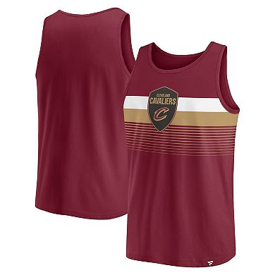 Men's Fanatics Branded Wine Cleveland Cavaliers Wild Game Tank Top