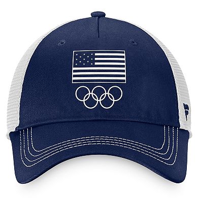 Women's Fanatics Branded Navy Team USA Adjustable Hat