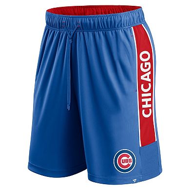 Men's Fanatics Royal Chicago Cubs Win The Match Defender Shorts