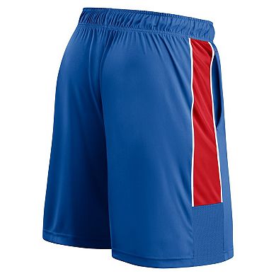 Men's Fanatics Royal Chicago Cubs Win The Match Defender Shorts