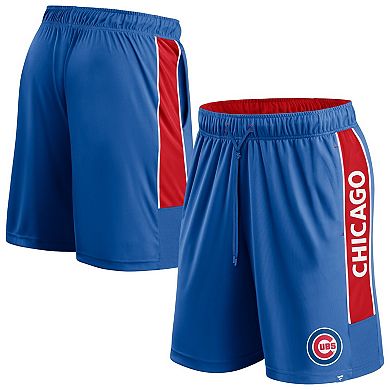 Men's Fanatics Royal Chicago Cubs Win The Match Defender Shorts