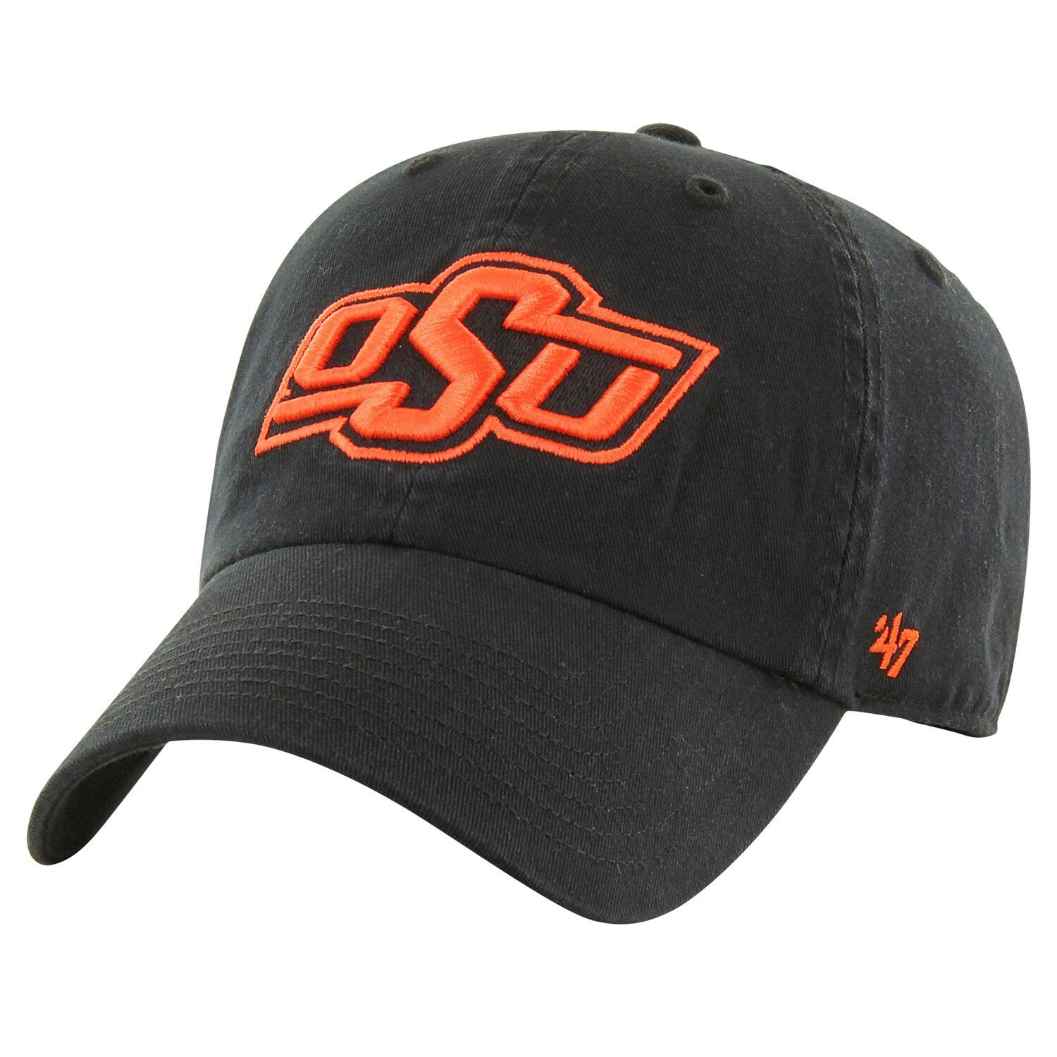 '47 Brand Oklahoma State Cowboys Vintage Clean Up Hat - Khaki Adjustable Strapback