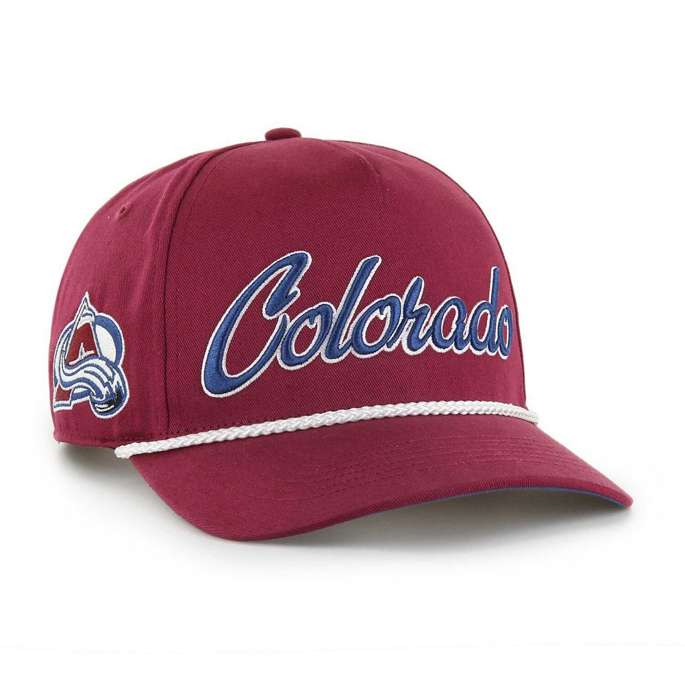Men's '47 Burgundy Colorado Avalanche Overhand Logo Side