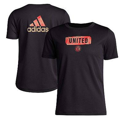Youth adidas Black Atlanta United FC Local Pop T-Shirt