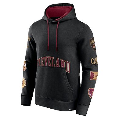 Men's Fanatics Branded Black Cleveland Cavaliers Home Court Pullover Hoodie