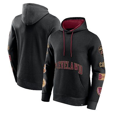 Men's Fanatics Branded Black Cleveland Cavaliers Home Court Pullover Hoodie