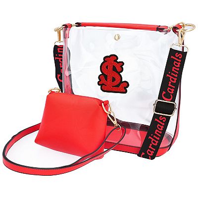 Cuce St. Louis Cardinals Rhinestone Clear Purse