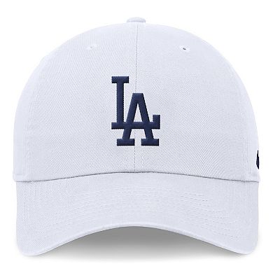 Men's Nike White Los Angeles Dodgers Evergreen Club Adjustable Hat
