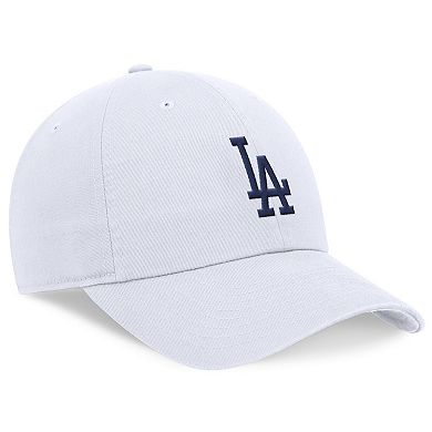 Men's Nike White Los Angeles Dodgers Evergreen Club Adjustable Hat