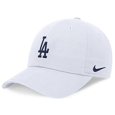 Men's Nike White Los Angeles Dodgers Evergreen Club Adjustable Hat