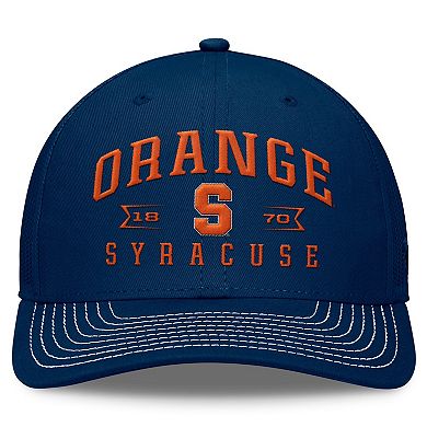 Men's Top of the World Navy Syracuse Orange Carson Trucker Adjustable Hat