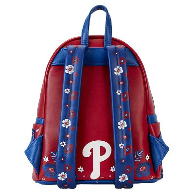 Loungefly Philadelphia Phillies Floral Mini Backpack