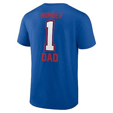 Men's Fanatics Branded Royal New York Giants Father's Day T-Shirt