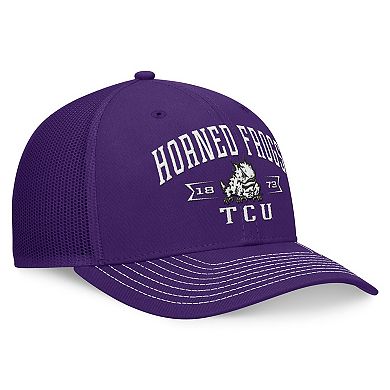 Men's Top of the World Purple TCU Horned Frogs Carson Trucker Adjustable Hat