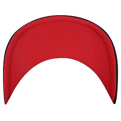 Men's '47 Black Texas Tech Red Raiders Sideband Trucker Adjustable Hat
