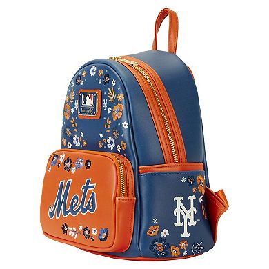 Loungefly New York Mets Floral Mini Backpack