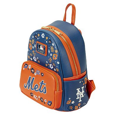 Loungefly New York Mets Floral Mini Backpack