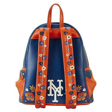 Loungefly New York Mets Floral Mini Backpack