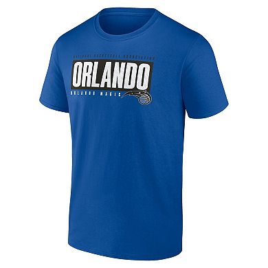 Men's Fanatics Branded Blue Orlando Magic Box Out T-Shirt