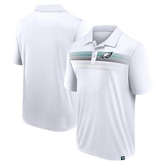 Men's Fanatics Branded White Philadelphia Eagles Victory For Us Interlock Polo