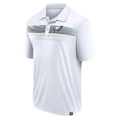 Men's Fanatics White Philadelphia Eagles Victory For Us Interlock Polo