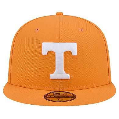 Men's New Era Tennessee Orange  Tennessee Volunteers Throwback 59FIFTY Fitted Hat
