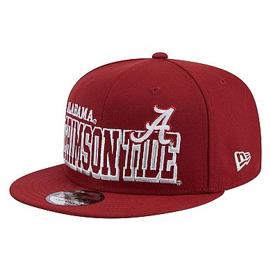 Men's New Era Crimson Alabama Crimson Tide Game Day 9FIFTY Snapback Hat