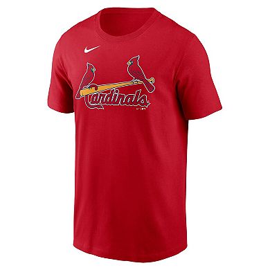 Men's Nike Red St. Louis Cardinals Fuse Wordmark T-Shirt
