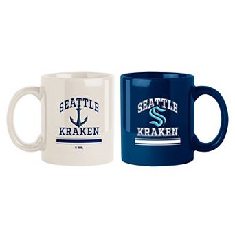 Seattle Kraken 2-Pack 15oz. Color Mug Set