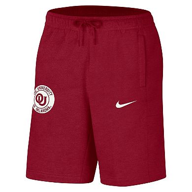 Men's Nike Crimson Oklahoma Sooners Logo Shorts