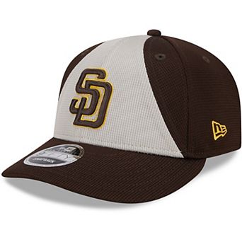 Men's New Era Brown San Diego Padres 2024 Batting Practice Low Profile 9FIFTY Snapback Hat