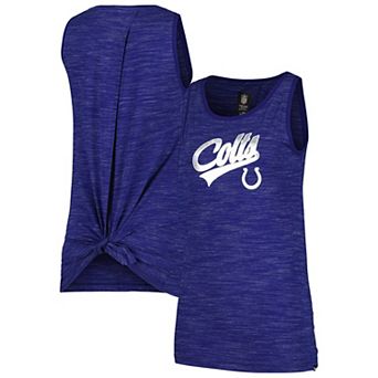 Women's New Era Royal Indianapolis Colts Space Dye Active Tank Top