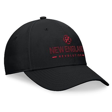 Men's Fanatics Branded Black New England Revolution Stealth Flex Hat