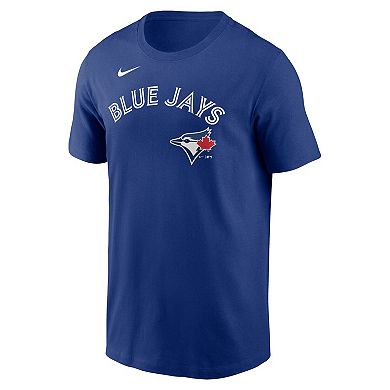 Men's Nike Royal Toronto Blue Jays Fuse Wordmark T-Shirt