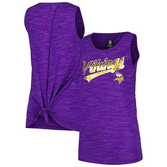 Women's New Era Purple Minnesota Vikings Space Dye Active Tank Top