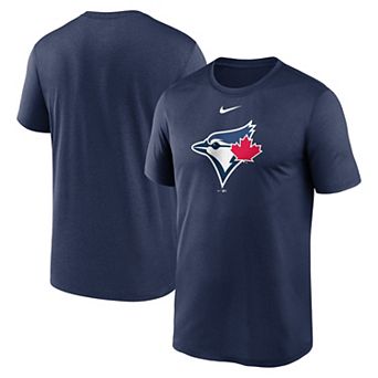 Men's Nike Navy Toronto Blue Jays Legend Fuse Large Logo Performance T-Shirt