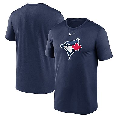 Men's Nike Navy Toronto Blue Jays Legend Fuse Large Logo Performance T-Shirt