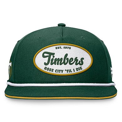 Men's Fanatics Branded Green Portland Timbers Iron Golf Snapback Hat