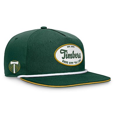 Men's Fanatics Branded Green Portland Timbers Iron Golf Snapback Hat