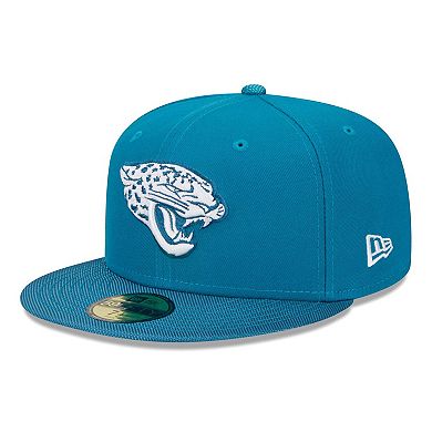 Men's New Era Teal Jacksonville Jaguars Active Ballistic 59FIFTY Fitted Hat