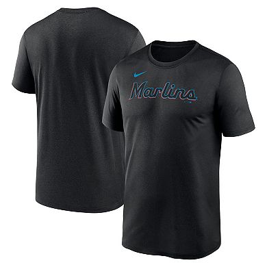 Men's Nike Black Miami Marlins Fuse Legend T-Shirt