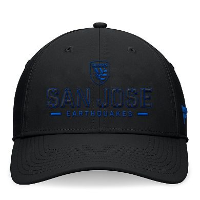 Men's Fanatics Branded Black San Jose Earthquakes Stealth Flex Hat